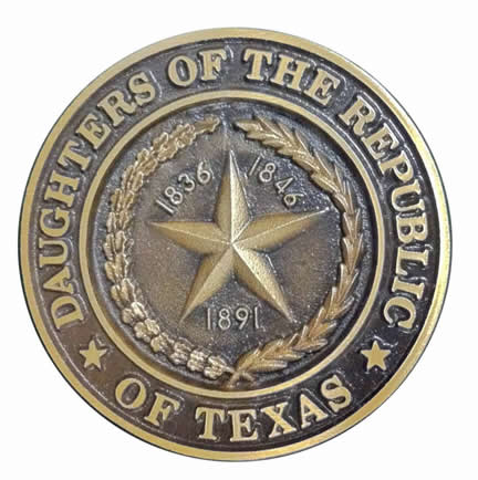 Daugthers of the Republic of Texas medallion